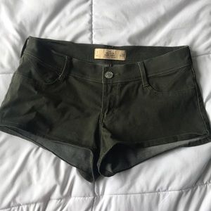 Army green holister shorts